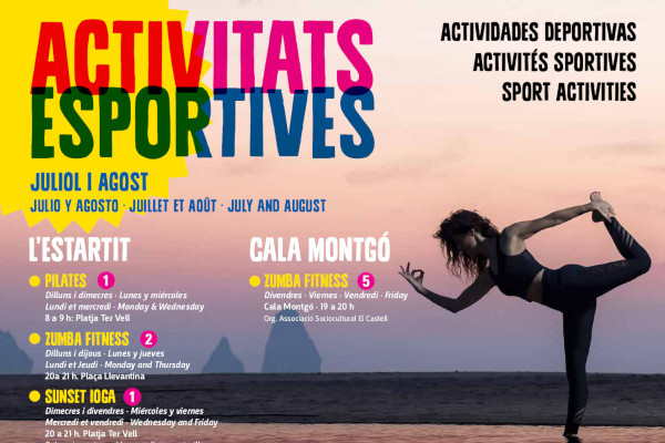 New sports activities calendar for the months of july and august – July 2019