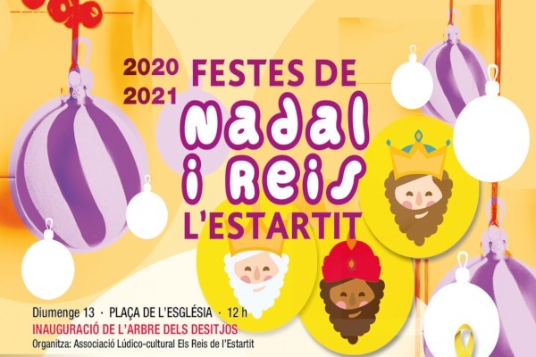 Christmas and Parade of the Three Wise Men in l’Estartit 20-21 – December 2020